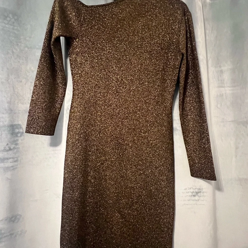 A.L.C. Black and Gold Dress - Picture 5 of 5